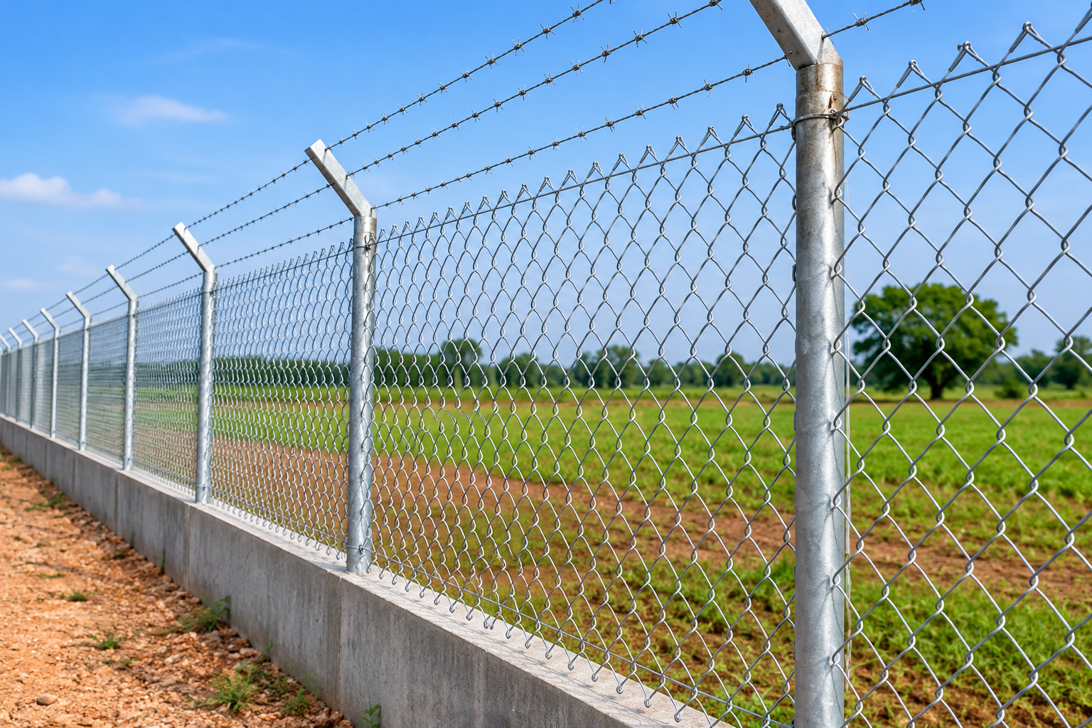 GI Chain Link Fencing - Deccan Enterprises